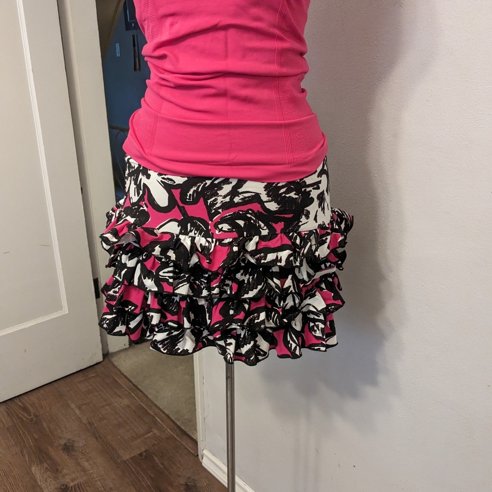 Betsey Johnson Skirt and matching pink top.